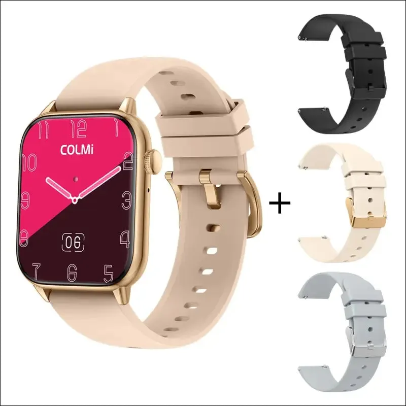 Colmi c60 smartwatch 1.9 inch full screen bluetooth calling heart rate sleep monitor 19 sport