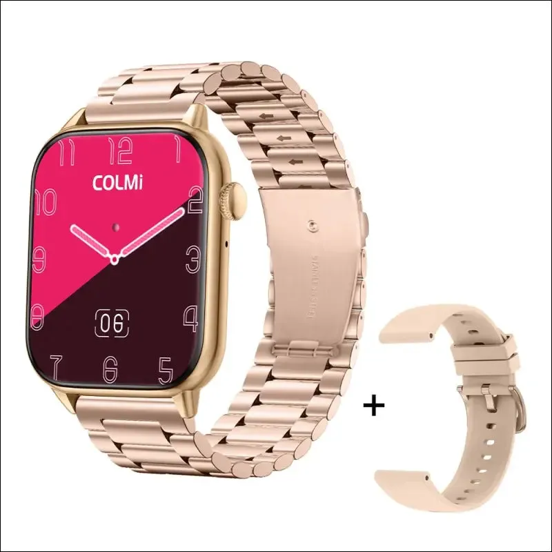 Colmi c60 smartwatch 1.9 inch full screen bluetooth calling heart rate sleep monitor 19 sport
