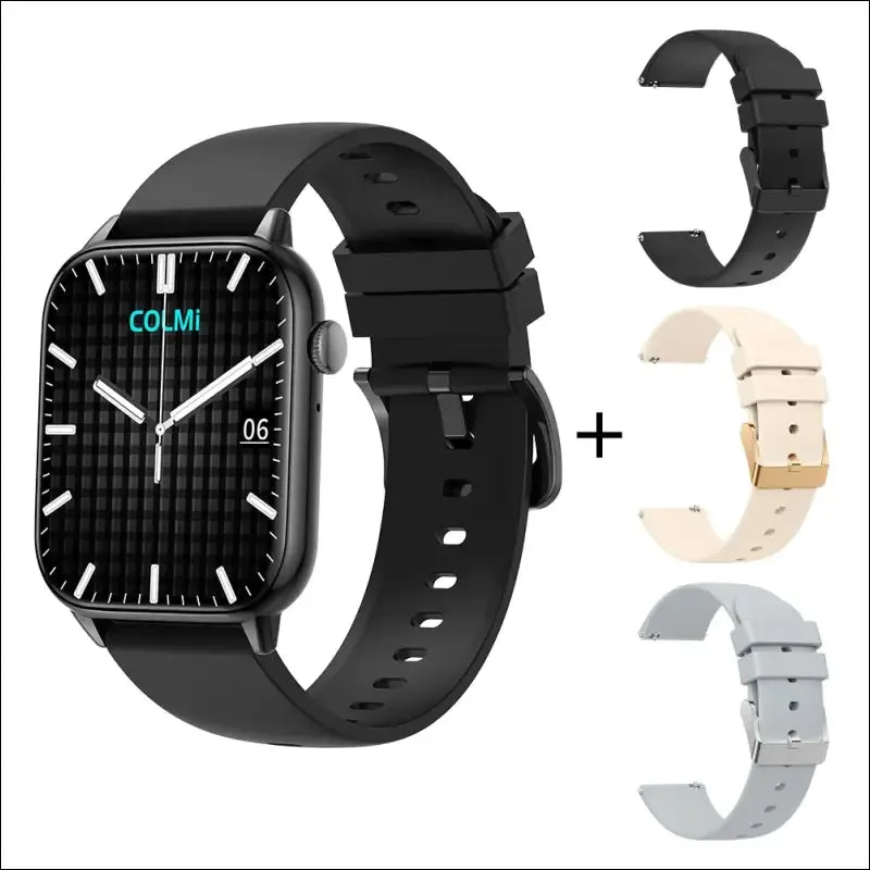 Colmi c60 smartwatch 1.9 inch full screen bluetooth calling heart rate sleep monitor 19 sport