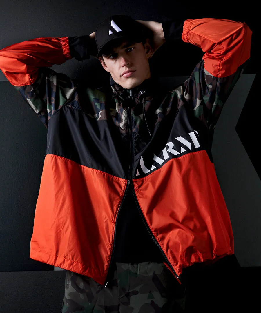 COLOR-BLOCK WARM-UP JACKET
