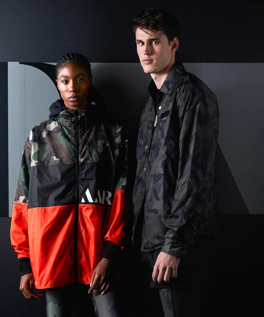 COLOR-BLOCK WARM-UP JACKET