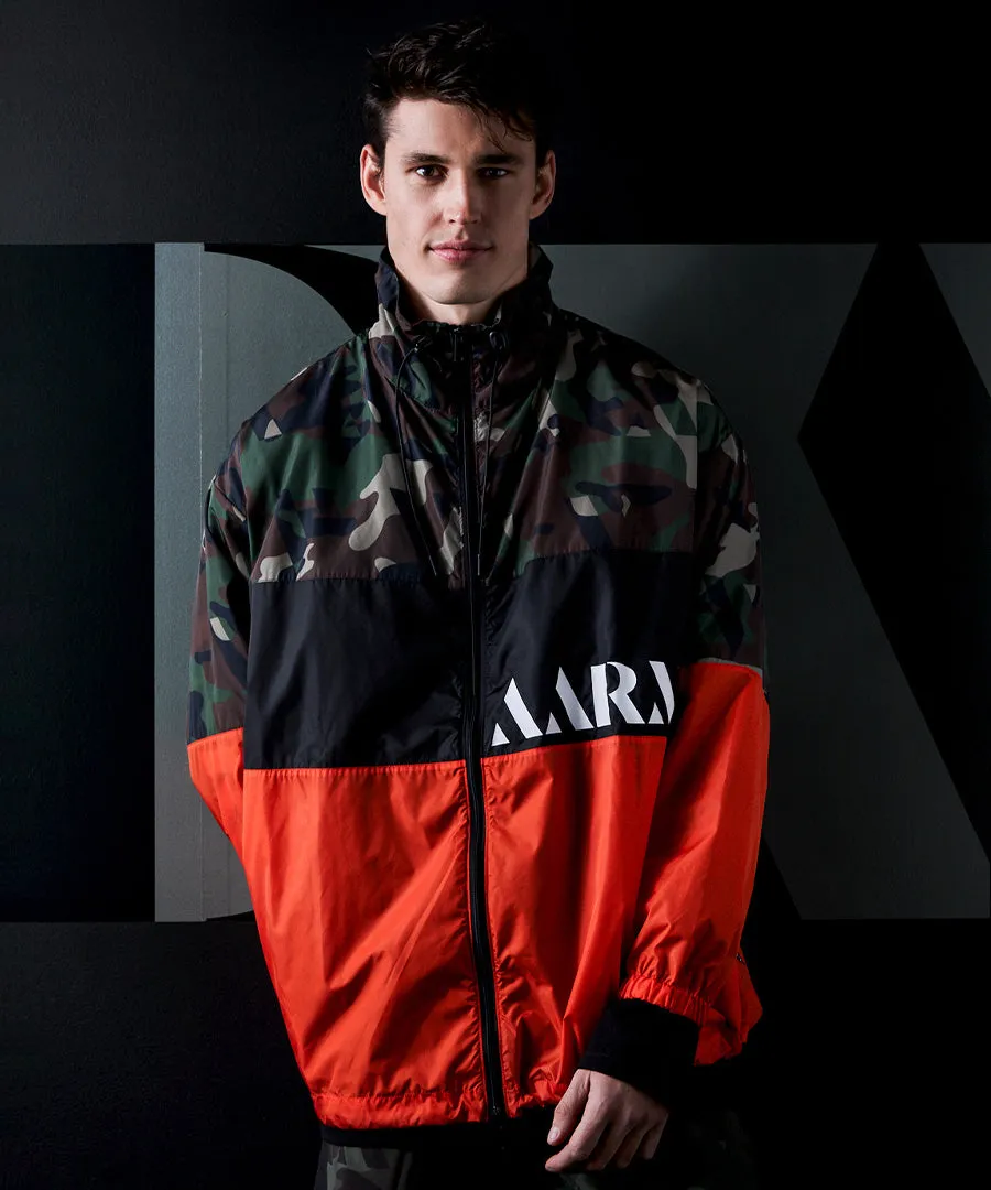 COLOR-BLOCK WARM-UP JACKET