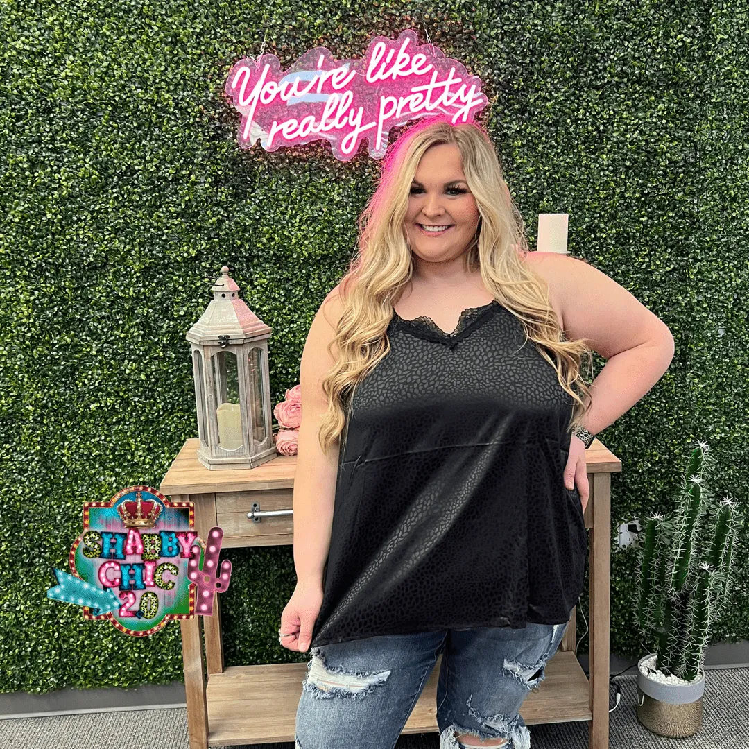 Come to Realize Cami Top - Black