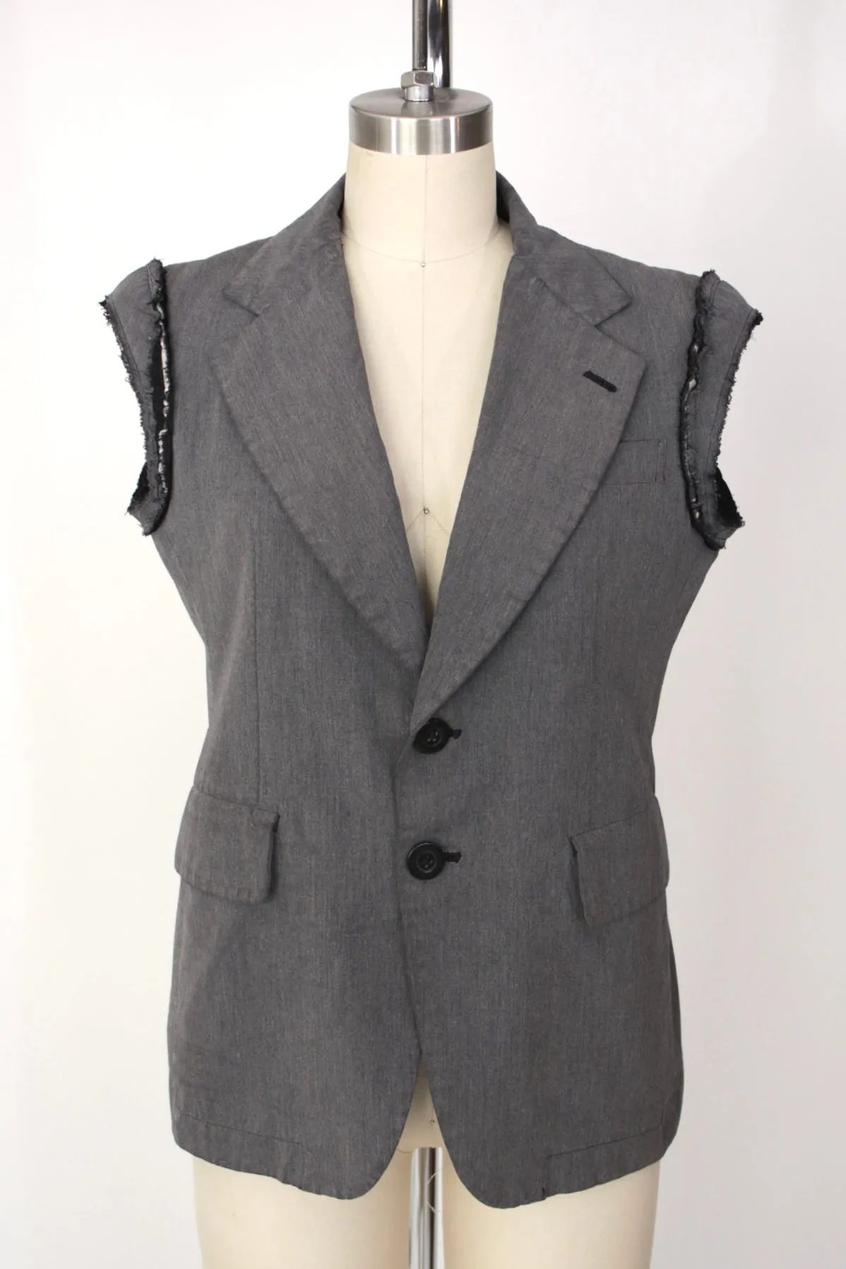 Comme Des Garçons Distressed Vest