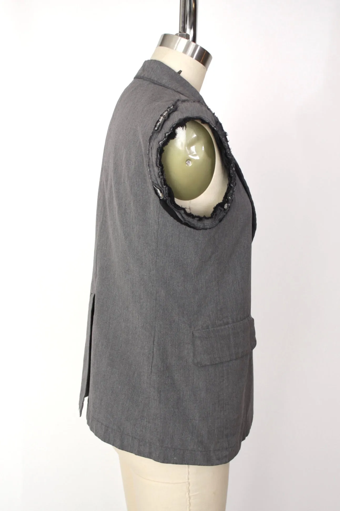 Comme Des Garçons Distressed Vest