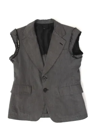 Comme Des Garçons Distressed Vest