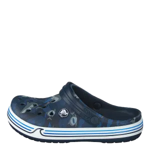 Crocband Shark Clog Kids Navy