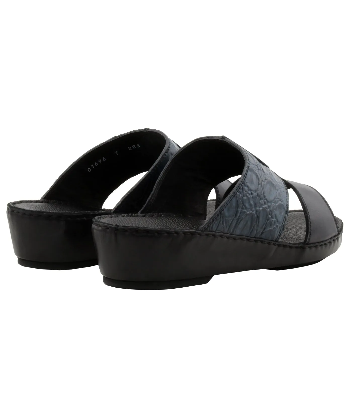 Croco Sport Napa Calf Leather Sandals