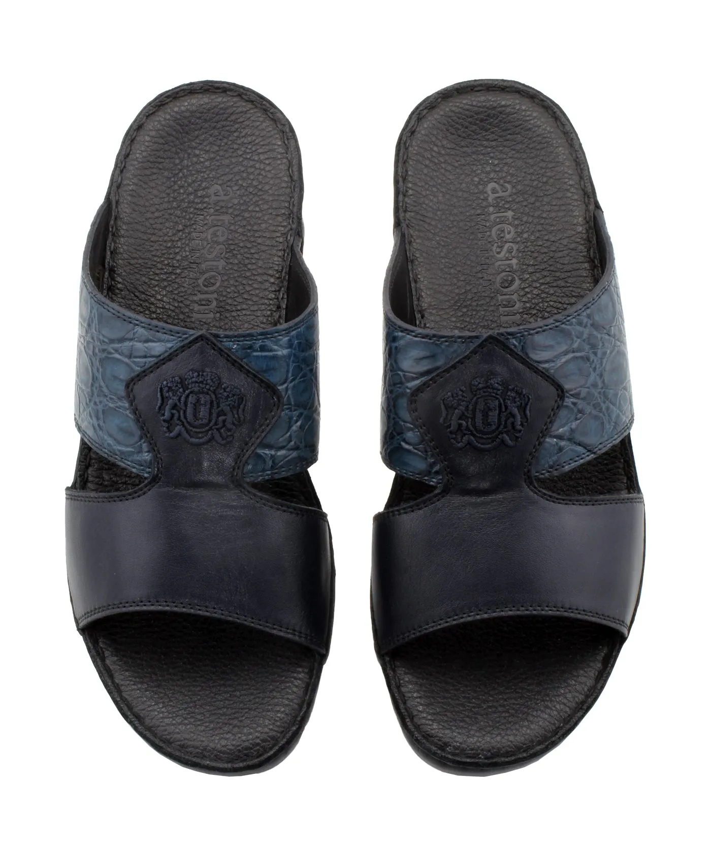 Croco Sport Napa Calf Leather Sandals