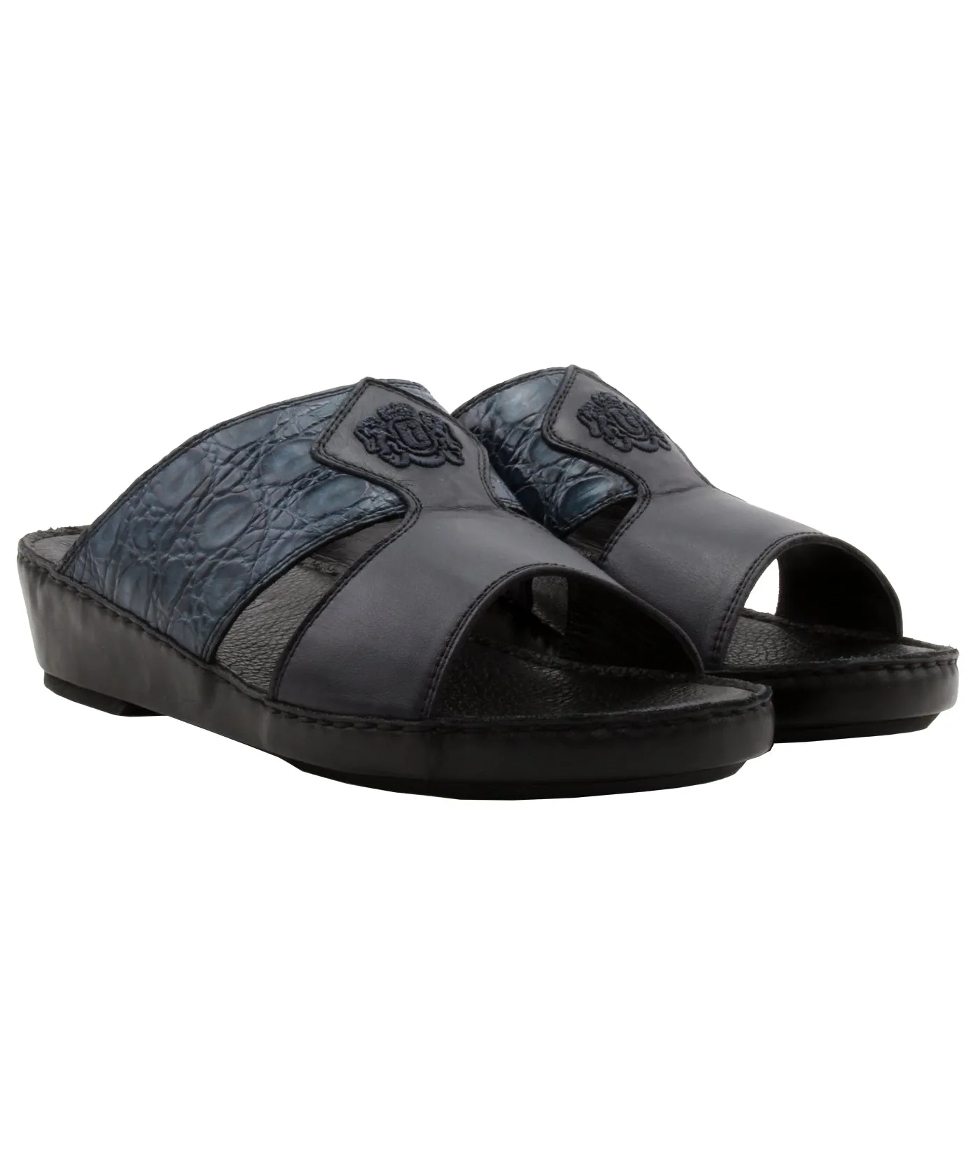 Croco Sport Napa Calf Leather Sandals