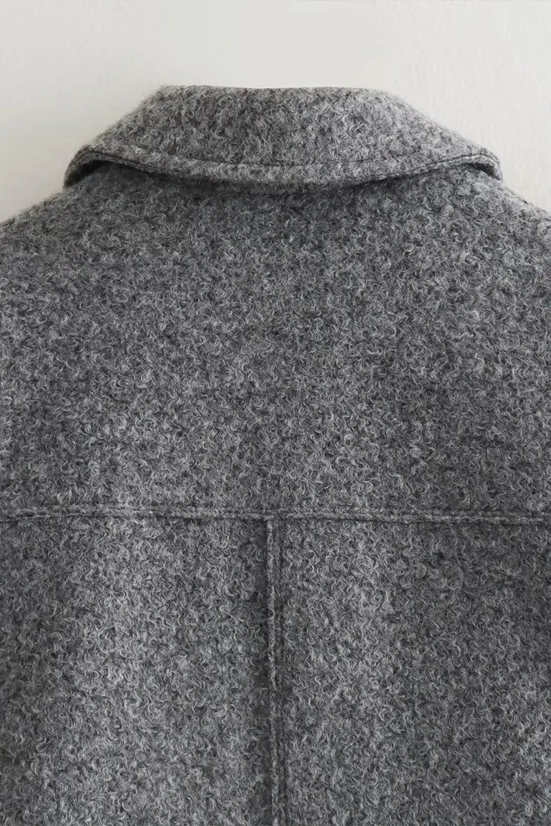 CS3381 Zip Up Short Jacket Outerwear