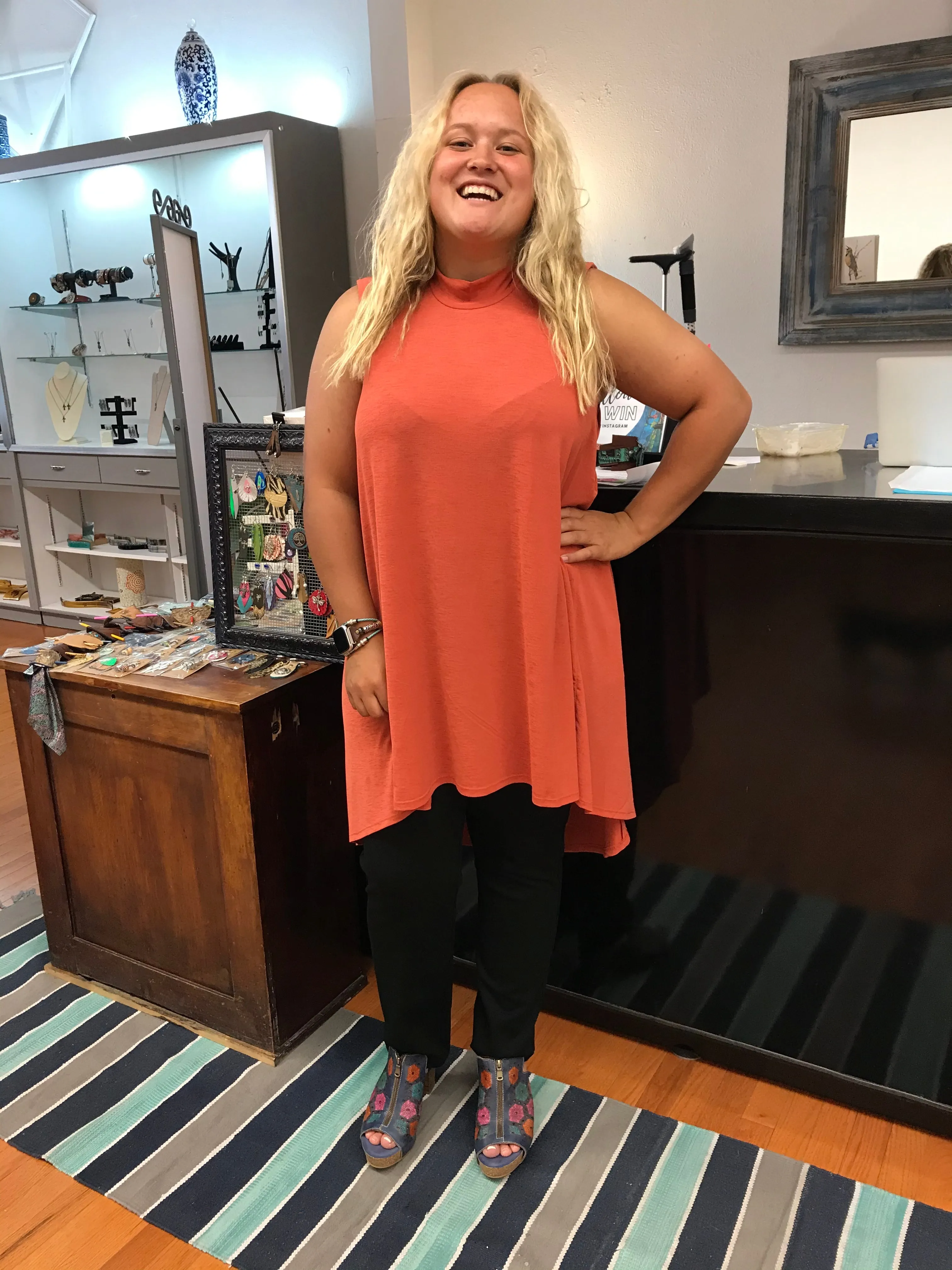 Cuffed Belted Ponte Pant