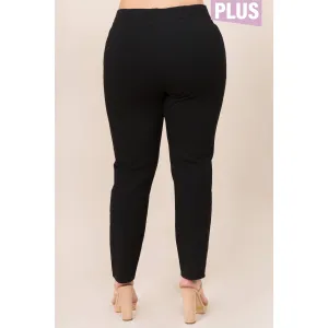 Cuffed Belted Ponte Pant