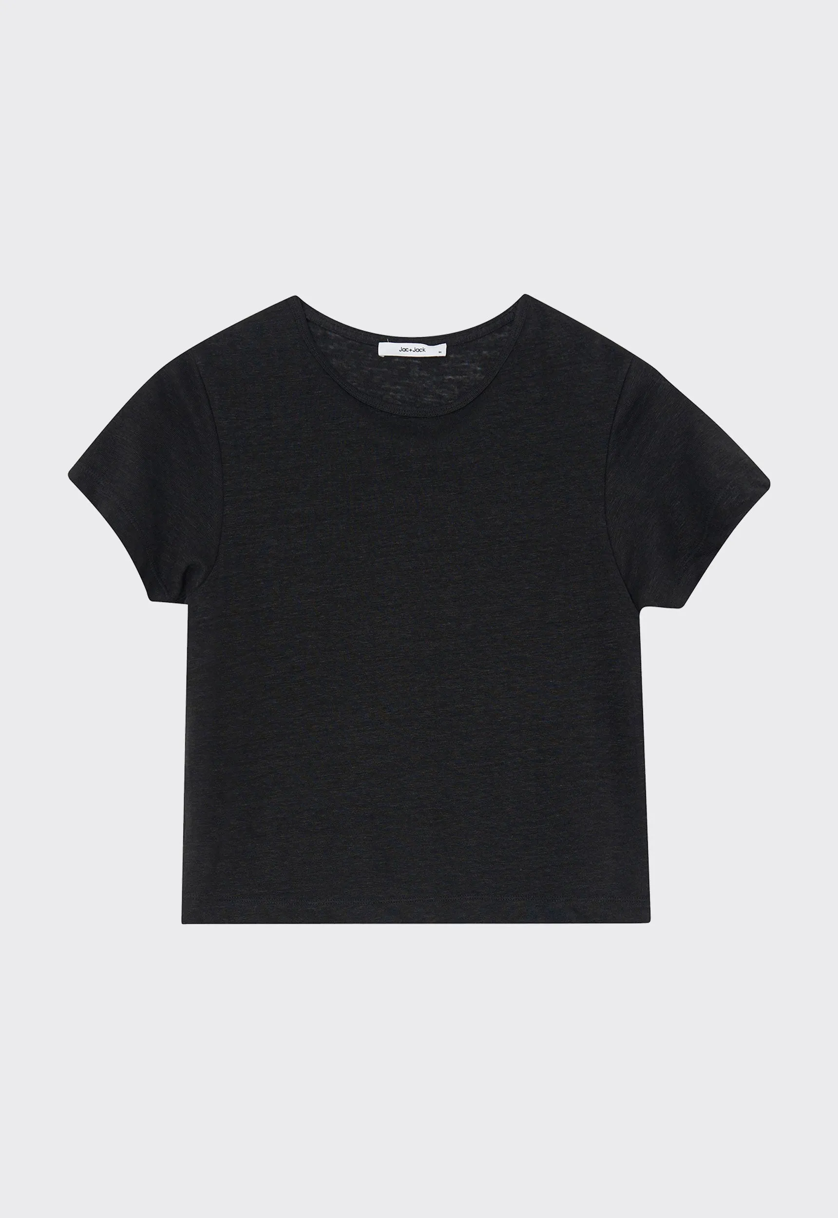 Cult Linen Tee - Black