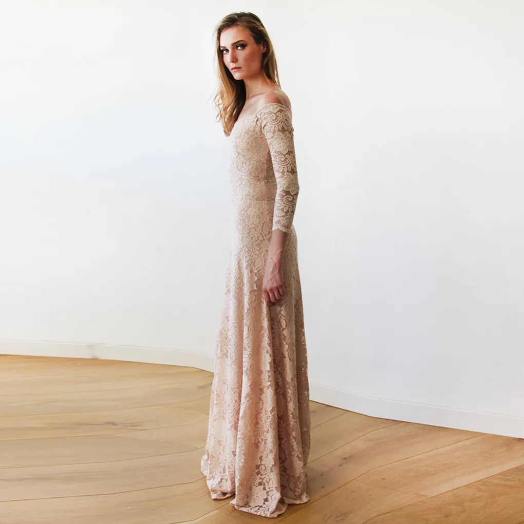 Curvy Blush Dress #1119