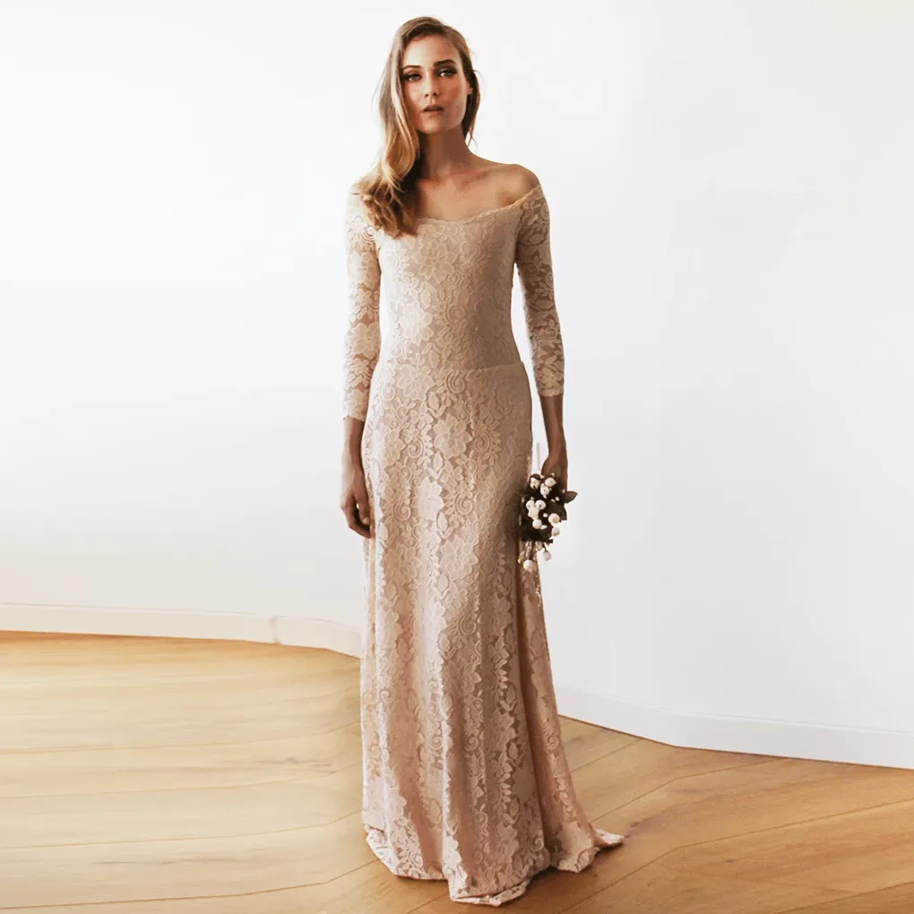 Curvy Blush Dress #1119