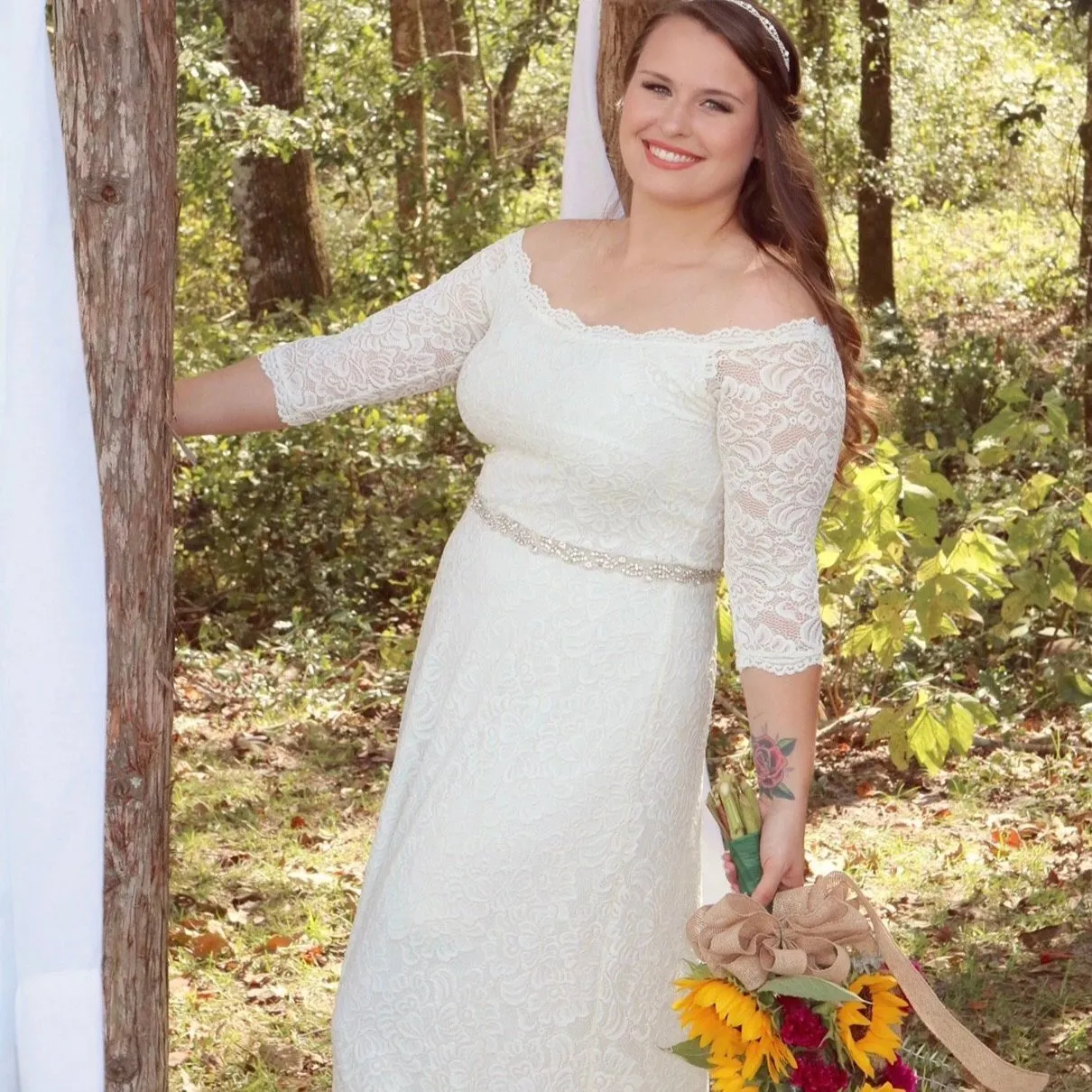 Curvy Blush Dress #1119