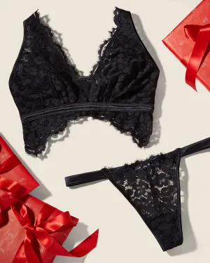 Curvy Bralette & G-String Set