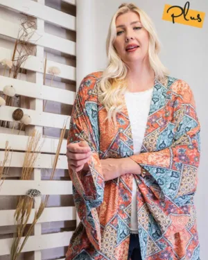 Curvy Patchwork Kimono