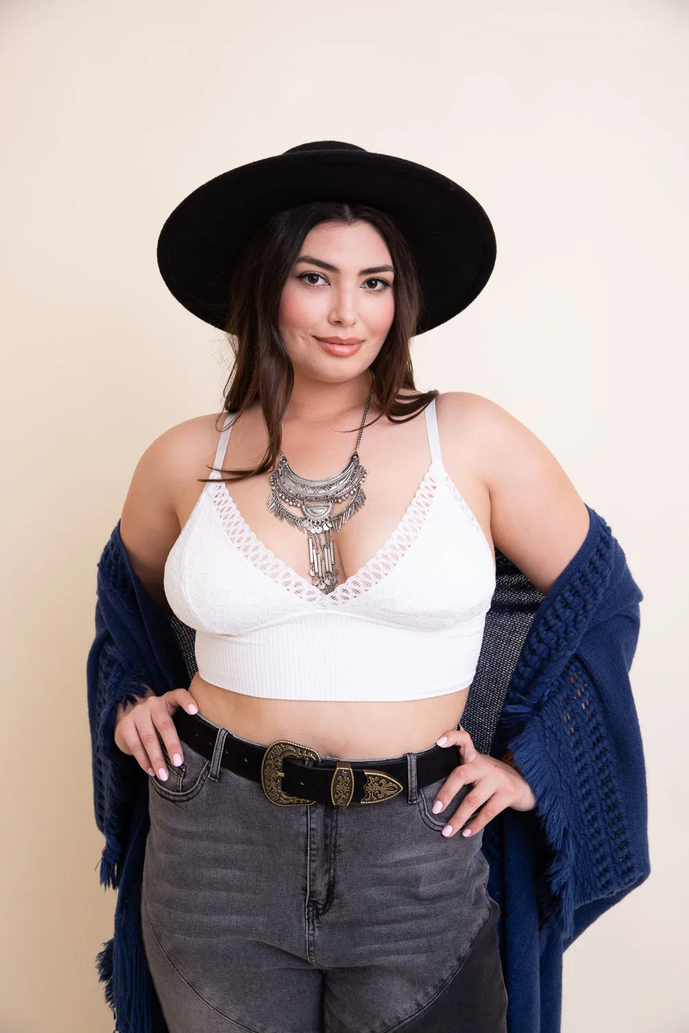 Curvy Waistband Loop Lace Brami - 6 colors
