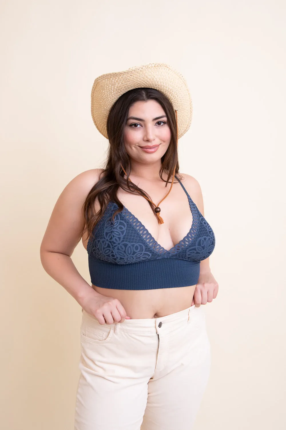 Curvy Waistband Loop Lace Brami - 6 colors