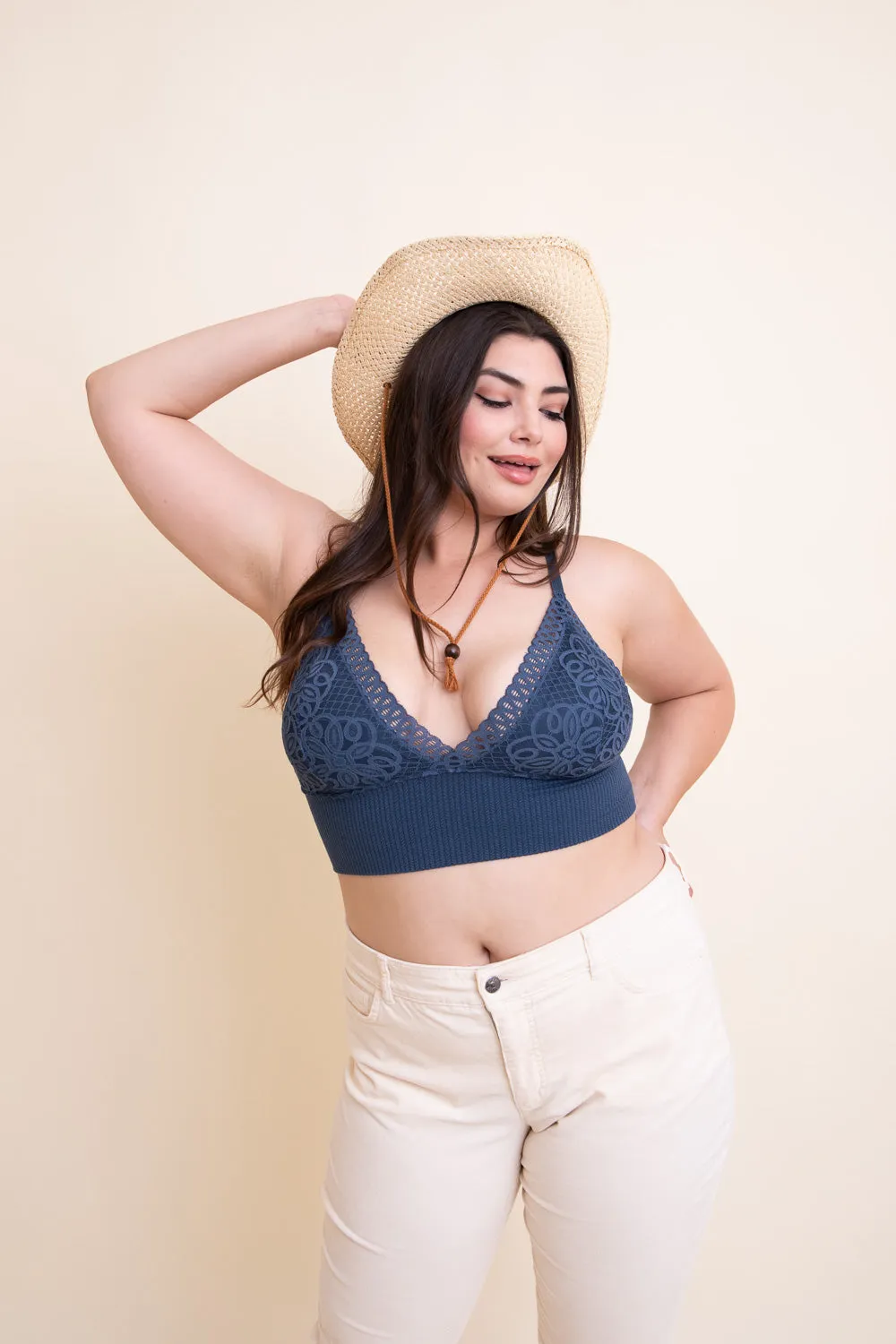 Curvy Waistband Loop Lace Brami - 6 colors