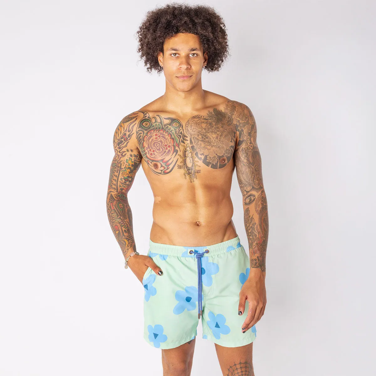 Daisy Shapes Swim Shorts