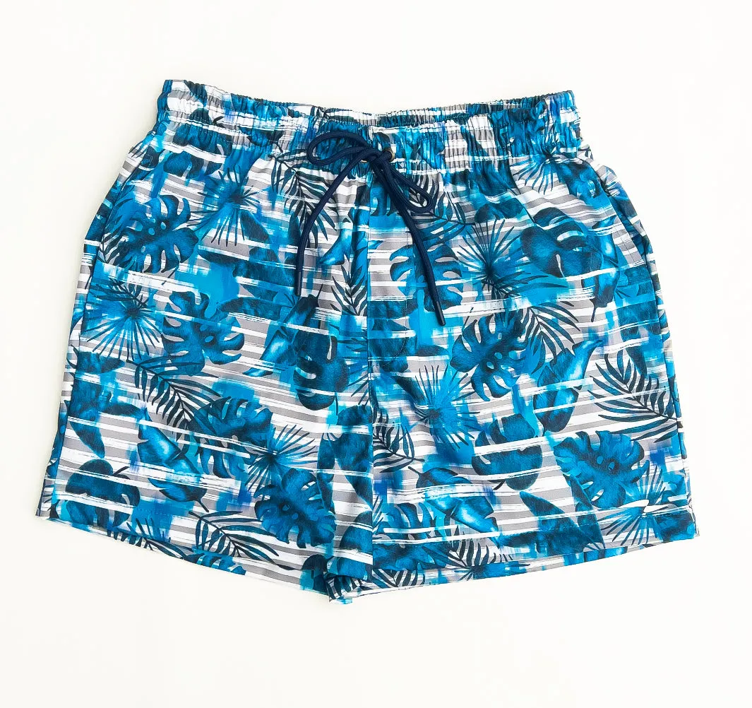 Dead Fish Hook Palm Swim Trunks