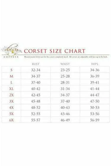 Deluxe Curvy White Cotton Double Steel Boned Underbust Waist Cincher Corset
