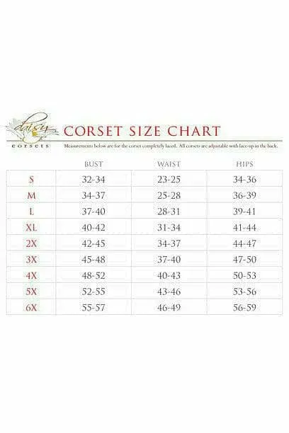 Deluxe Pink Burlesque Underwire Curvy Cut Waist Cincher Corset