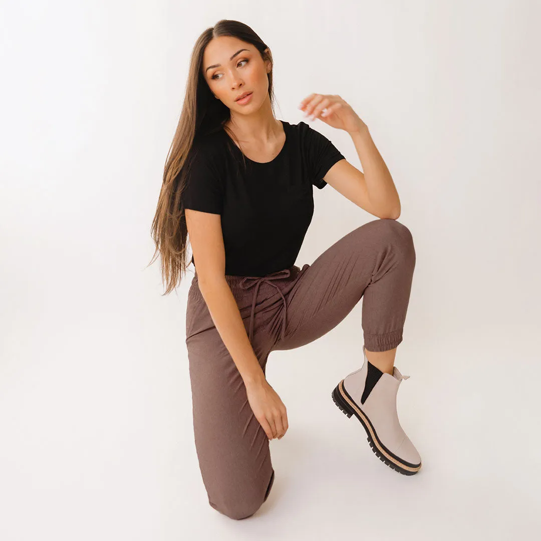 Destination Joggers, Heather Maroon