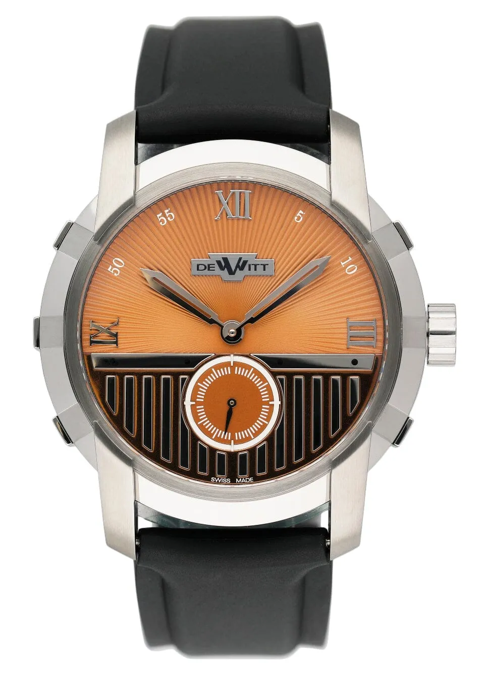 Dewitt Glorious Knight FTV.PTS.010.RPB Brown Dial Mens Watch Box Papers