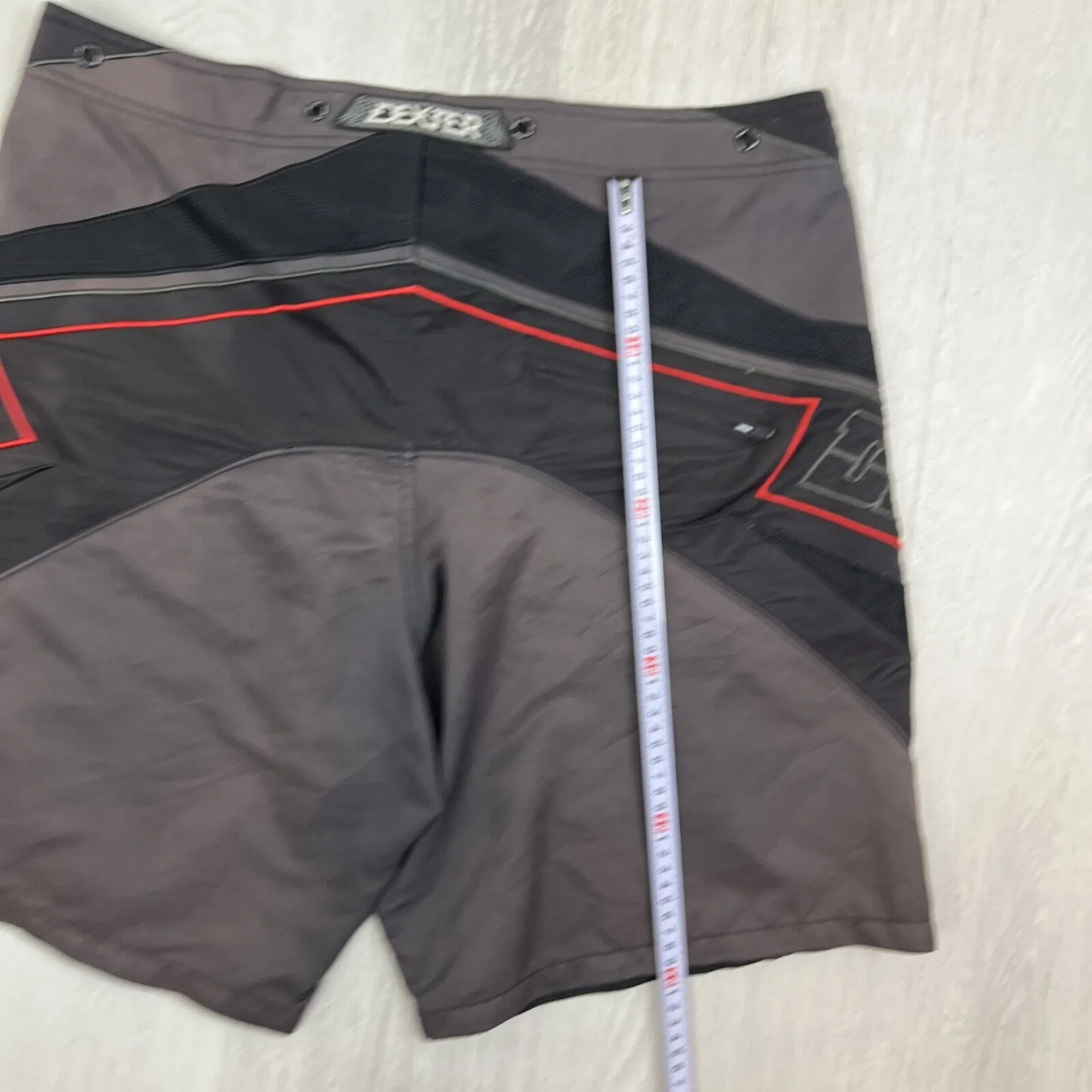 Dexter Mens 90s Long Swim Shorts Boardies Board Shorts Size 38 (Read desc)