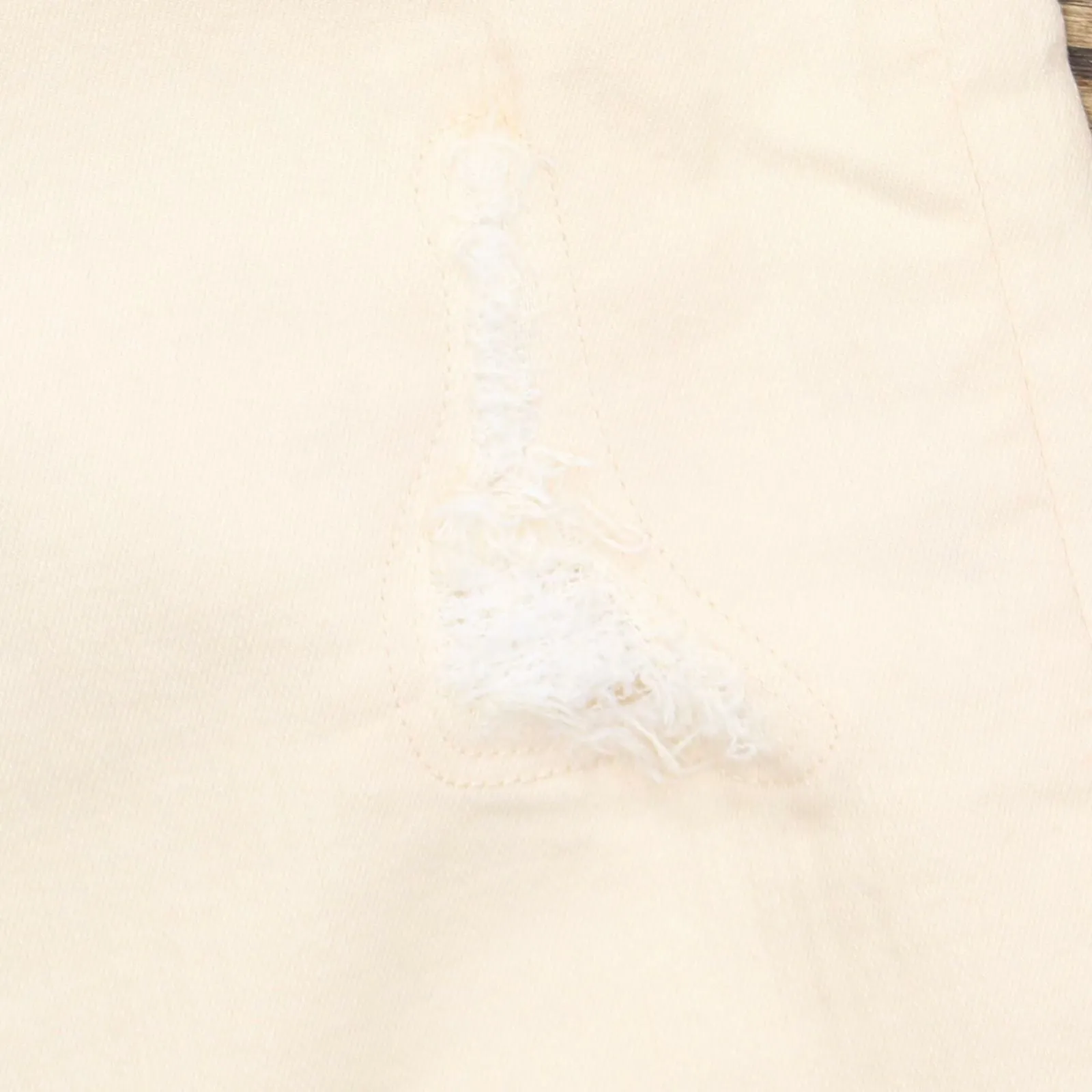 DG2 by Diane Gilman Petite Stretch Floral Fray-Hem Ankle Jeans Cream 4P