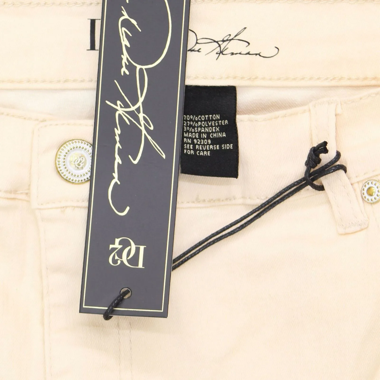 DG2 by Diane Gilman Plus Petite Applique Wide Leg Jeans