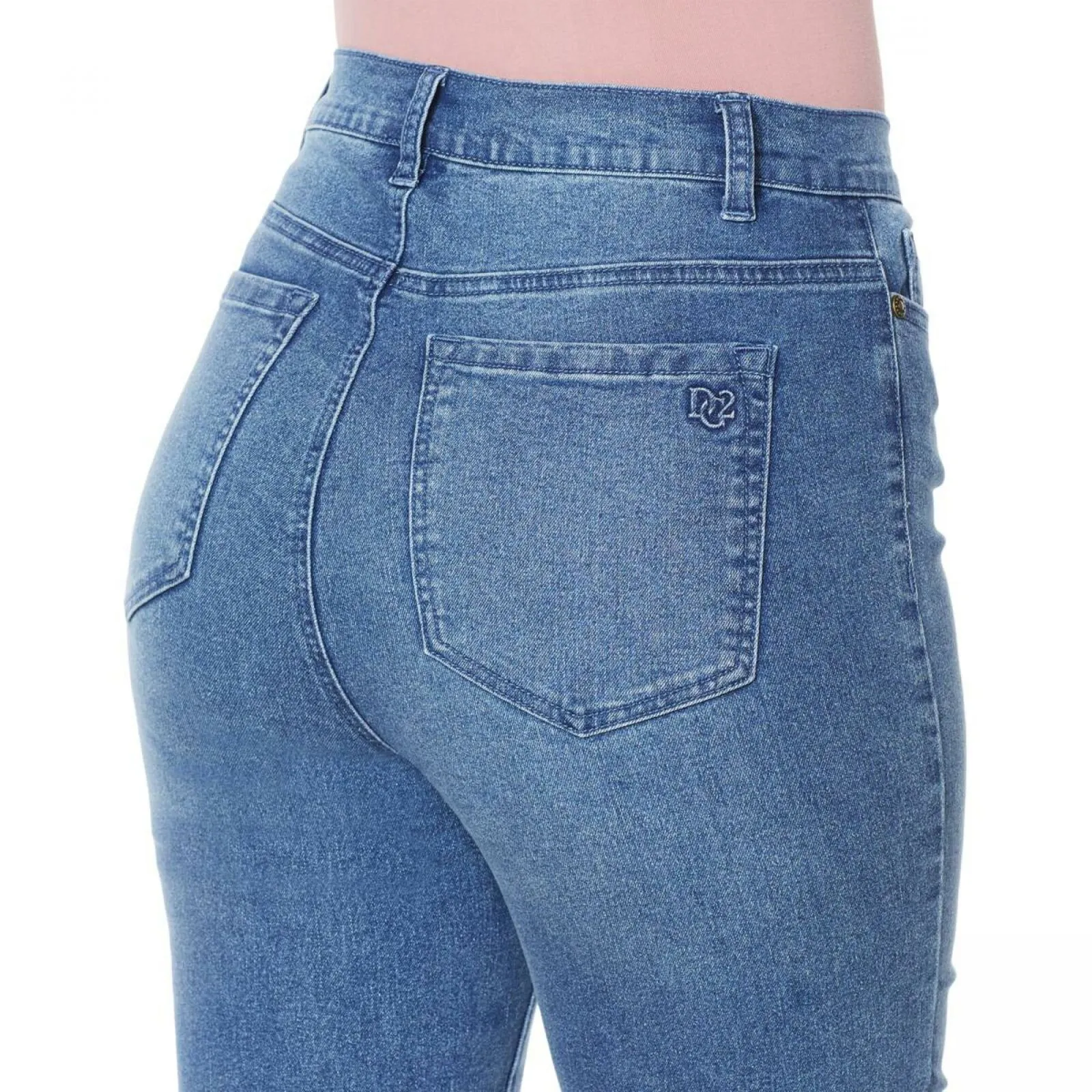 DG2 by Diane Gilman Women's Petite Classic Stretch Denim Pedal Pusher Jeans