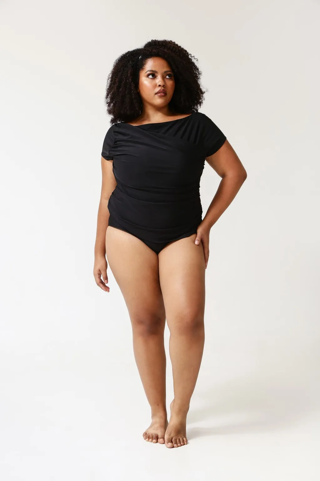 Diana Midi Swimsuit - Black