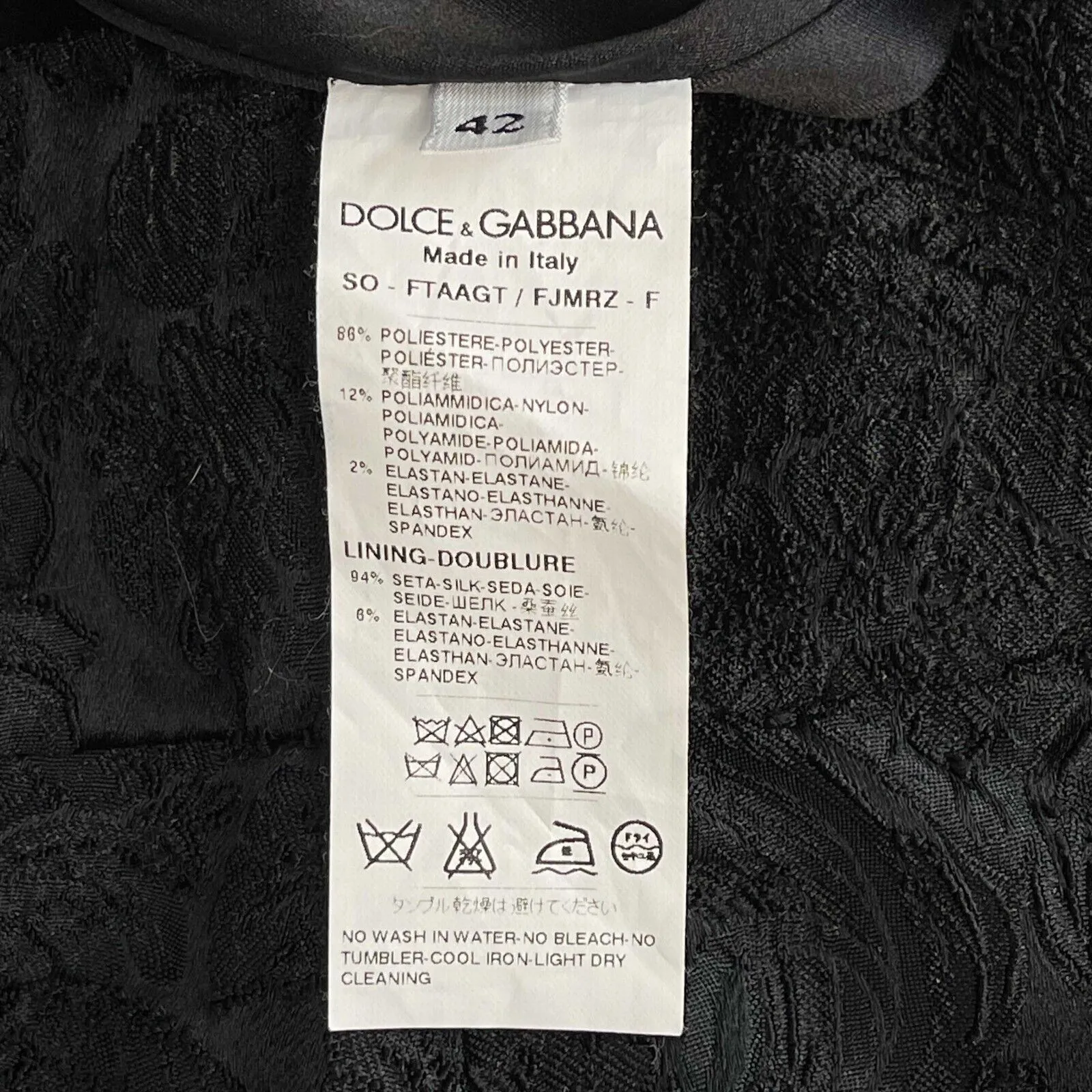 Dolce & Gabbana - Excellent - Black Lace Bottoms - 42 US 6