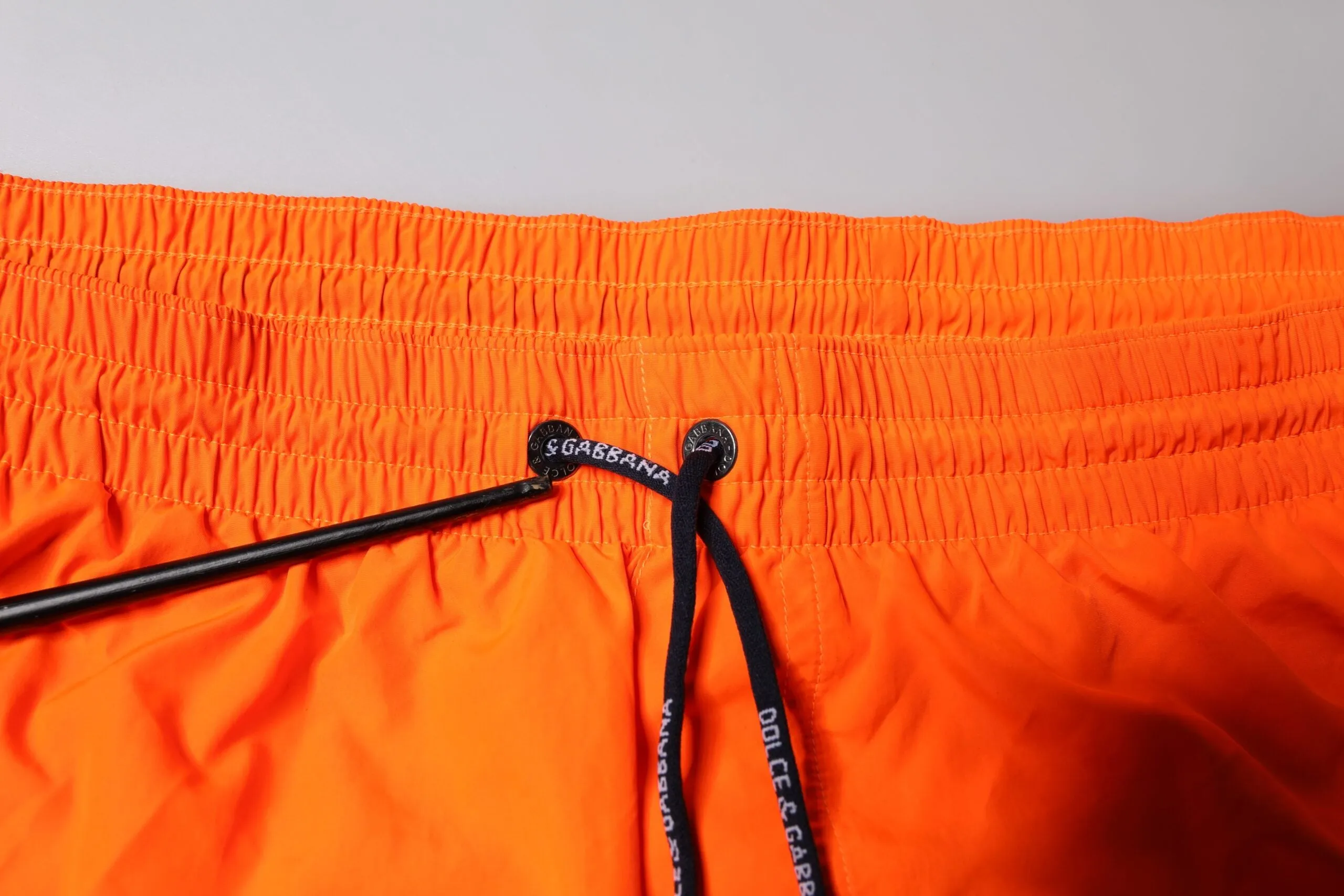 Dolce & Gabbana Orange Polyester Beachwear Shorts 2Pc Swimwear