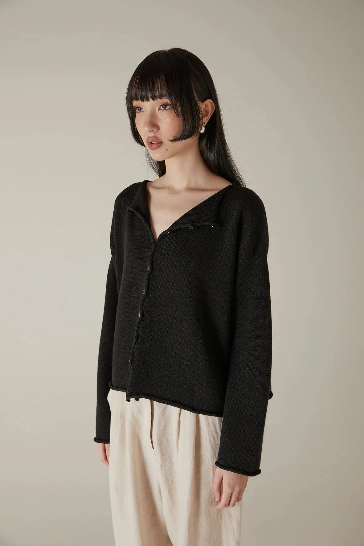 DOLL'S REVERSIBLE CARDIGAN