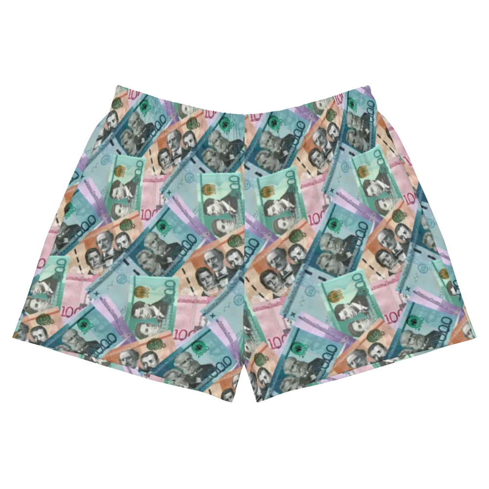 Dominican Pesos Women's Athletic Shorts Swimsuit