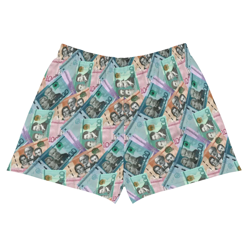 Dominican Pesos Women's Athletic Shorts Swimsuit