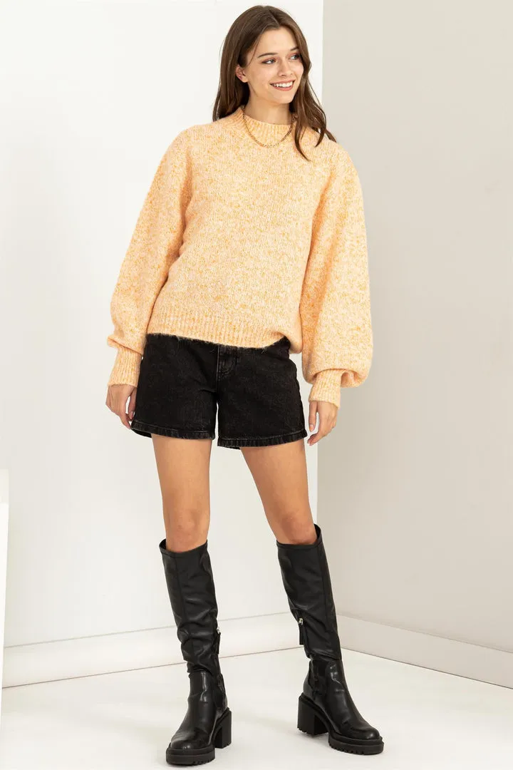 DREAM STATE HIGH NECK PULLOVER SWEATER
