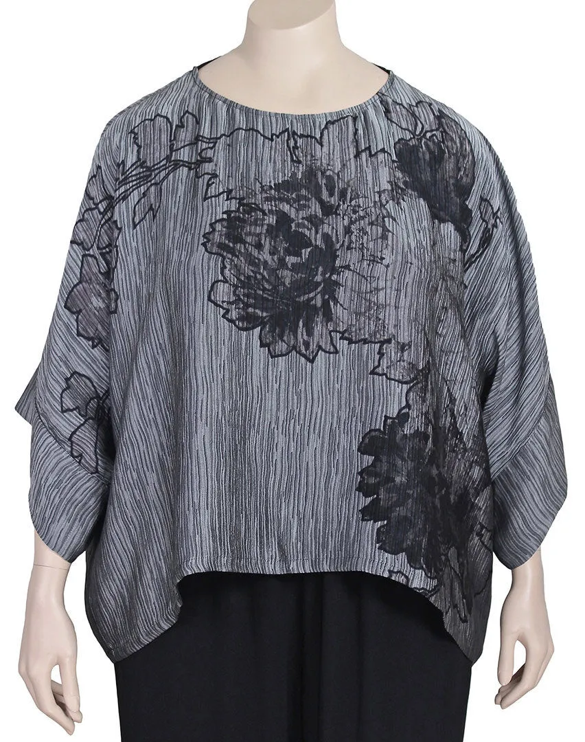 Dressori Silk Jacquard Cropped Top