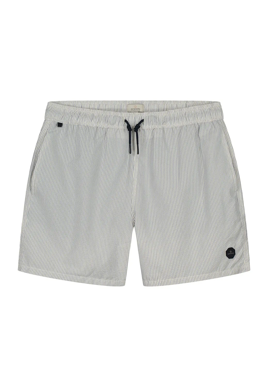 DSTREZZED SEERSUCKER STRIPE SWIMSHORTS 521260