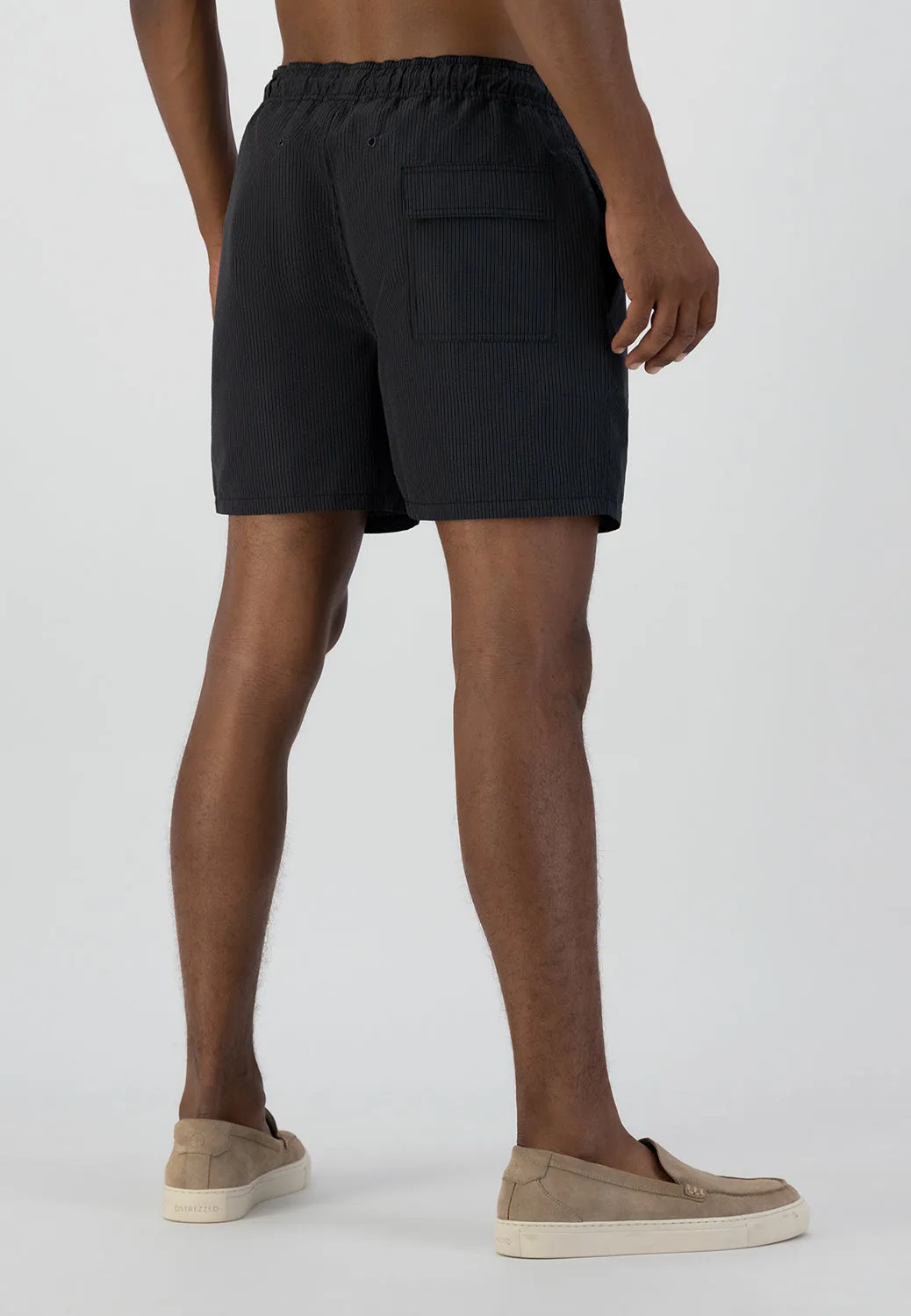 DSTREZZED SEERSUCKER STRIPE SWIMSHORTS 521260