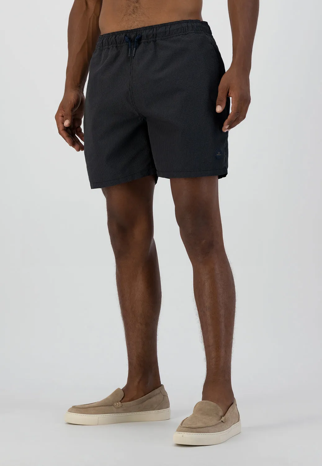DSTREZZED SEERSUCKER STRIPE SWIMSHORTS 521260