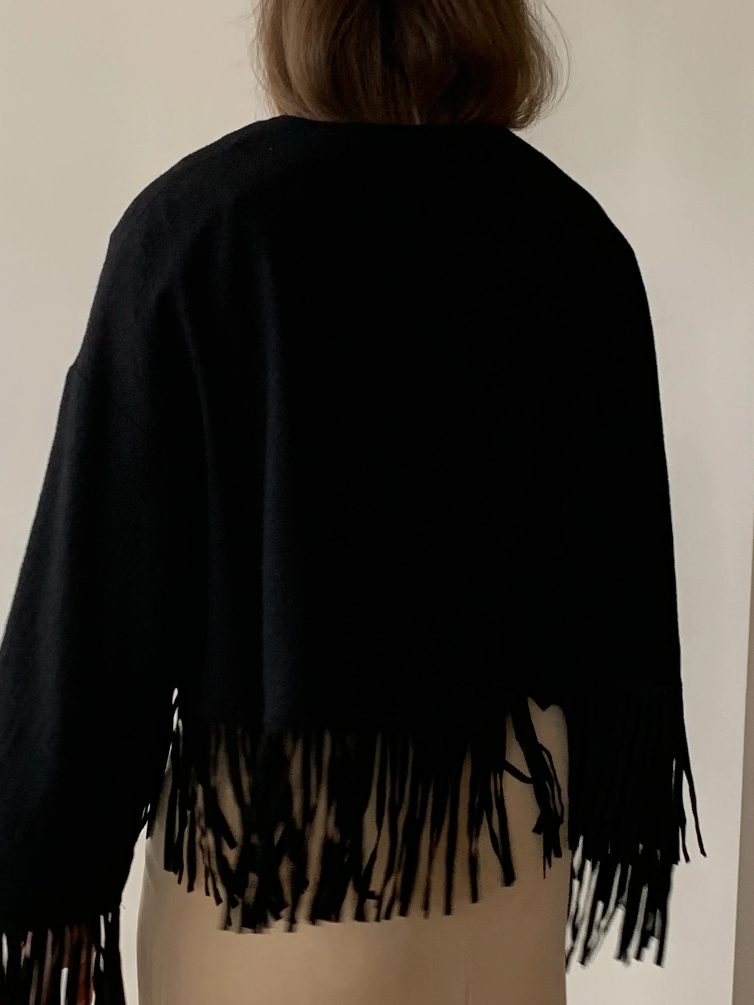 DVF wool fringe jacket