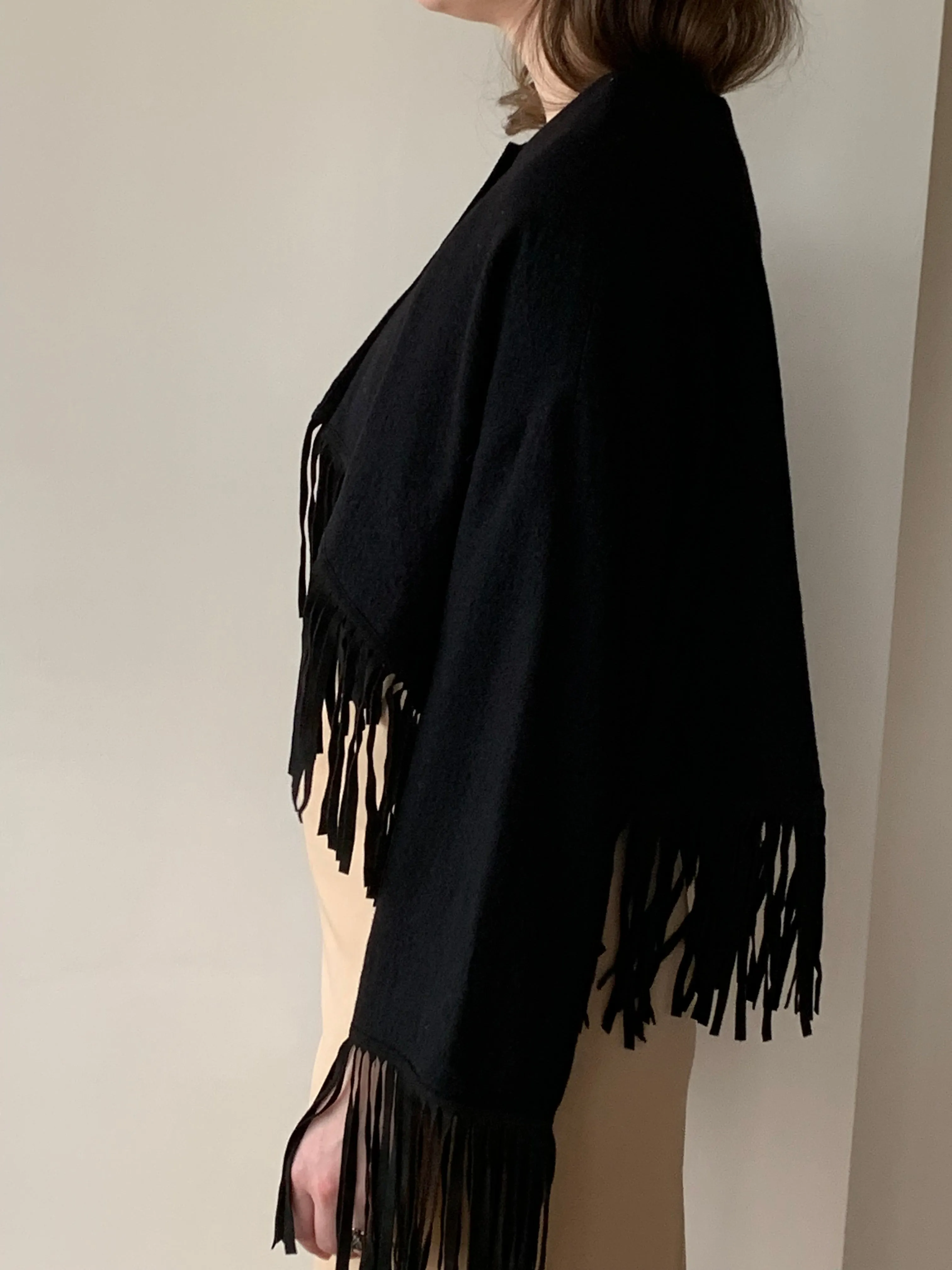 DVF wool fringe jacket