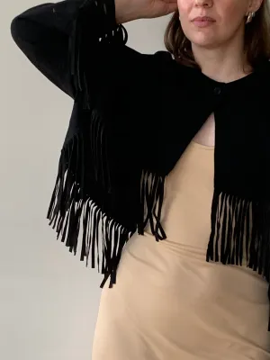 DVF wool fringe jacket